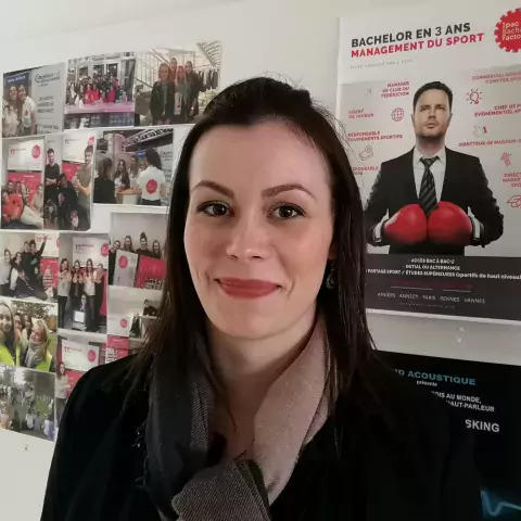 Justine, étudiante en Bachelor Événementiel et Communication